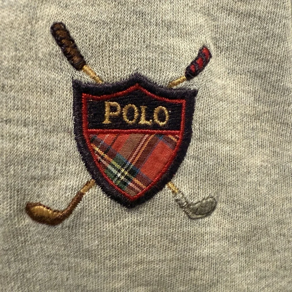Polo Ralph Lauren‎ Polo Shirt Men's Medium M Gray (Dearborn Country Club)
